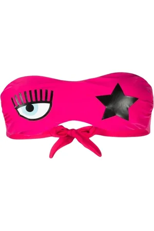 Chiara Ferragni Badkleding, Dames, Roze, S, Spandex, Fuchsia Sea Bikini Top