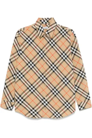 Burberry Overhemden, Dames, Veelkleurig, S, Katoen, Klassiek overhemd met knoopsluiting en kraag