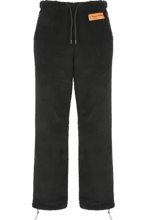 Heron Preston Broeken, Heren, Zwart, S, Polyester, Bouclépants met logopatch