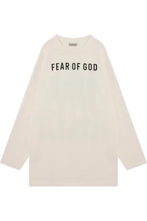 FEAR OF GOD Tops, Heren, , L, Katoen, Long Sleeve Crewneck T-Shirt