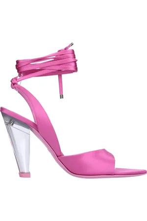 3Juin Schoenen, Dames, Roze, 36 EU, Satijn, Sandalen Roze