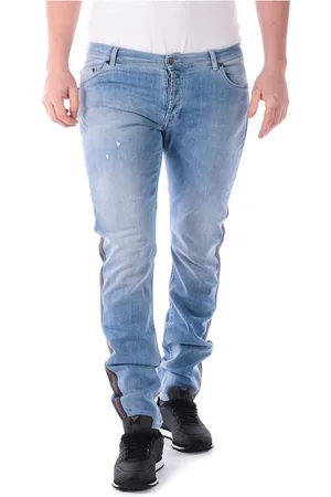 D.A. Daniele Alessandrini Jeans, Heren, Blauw, W32, Katoen, Jeans