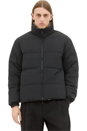 Burberry Jassen, Heren, , L, Polyester, Omkeerbaar geruit jack