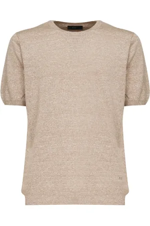 FAY Truien, Heren, , XL, Katoen, Linnen Katoen T-shirt Polo