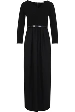 Max Mara Kleedjes, Dames, Zwart, M, Kaiser Lange Jurk