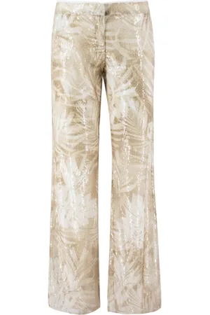 ERMANNO SCERVINO Broeken, Dames, , S, Polyester, Rechte Broek