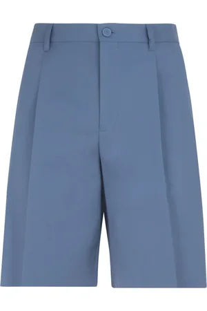 Dior Korte broeken, Heren, Blauw, L, Katoen, Chino Shorts