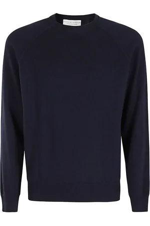 FILIPPO DE LAURENTIIS Truien, Heren, Blauw, M, Stijlvolle Sweatshirt Ketting