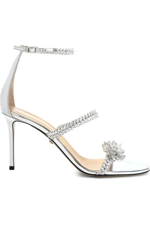 Mach & Mach Schoenen, Dames, Grijs, 39 EU, Stijlvolle Zomersandalen