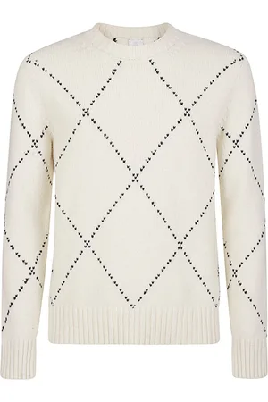 ELEVENTY Truien, Heren, , M, Wol, Diamond Stitch wollen trui