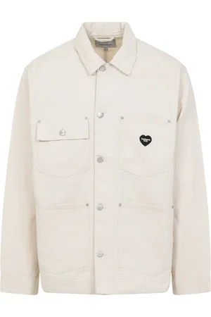 Carhartt Jassen, Heren, , S, Katoen, Neutrale Katoenen Jas voor Mannen