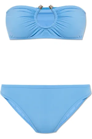 Bottega Veneta Badkleding, Dames, Blauw, S, Knot Ring Bikini