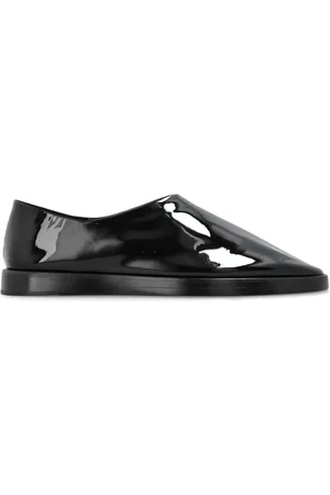 FEAR OF GOD Schoenen, Dames, Zwart, 40 EU, Leer, Leren Muiltjes met Hak