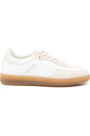 Woolrich Schoenen, Dames, Wit, 36 EU, Witte Leren Sneakers