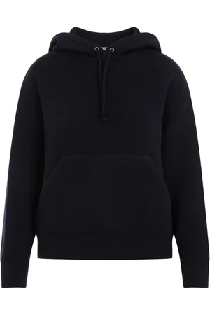 Bottega Veneta Sweatshirts & Hoodies, Dames, Blauw, S, Cashmere Hoodie