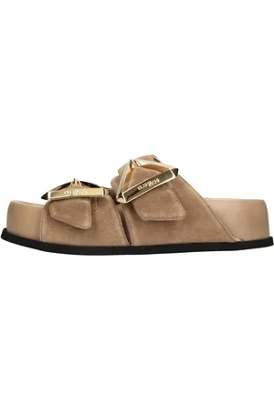 Elena Iachi Schoenen, Dames, Bruin, 40 EU, Leer, Sandalen Bruin