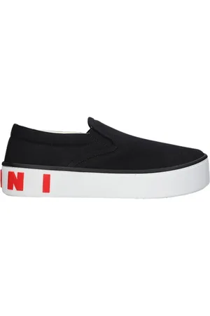 Marni Schoenen, Heren, Zwart, 43 EU, Katoen, Slip-On Gymschoenen