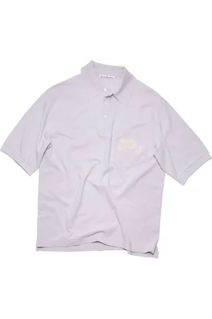 Acne Studios Tops, Heren, Paars, S, Katoen, Stijlvol Poloshirt