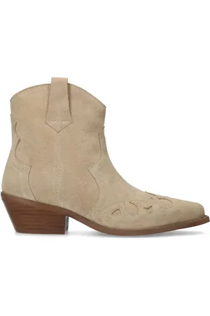 Manfield Schoenen, Dames, , 40 EU, Suède, Suède Cowboy Laarzen