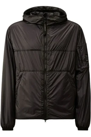 C.P. Company Jassen, Heren, Zwart, L, Polyester, Nada Shell Medium Jacket