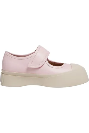 Marni Schoenen, Dames, Roze, 40 EU, Leer, Mary Jane Sneaker