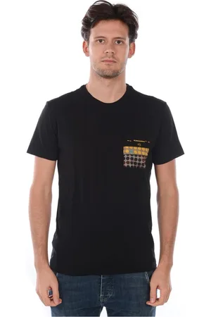 D.A. Daniele Alessandrini Tops, Heren, Zwart, M, Katoen, Zwitserse Stijl Tee Sweatshirt