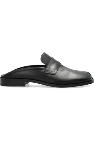 Maison Margiela Schoenen, Heren, Zwart, 43 EU, Leer, Tabi City Loafer Mules