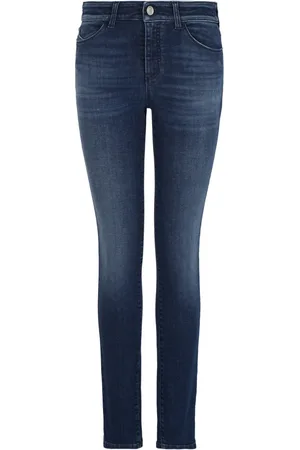 Emporio Armani Jeans, Dames, Blauw, W32, Denim, Denim Jacket Tejano Style