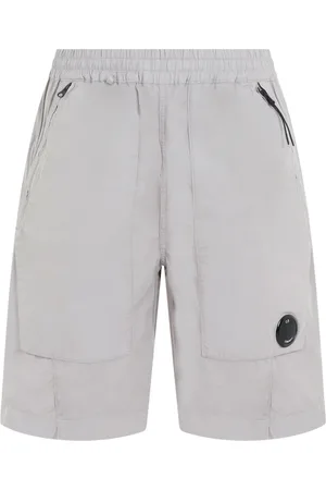 C.P. Company Korte broeken, Heren, Grijs, M, Katoen, Rip-stop Shorts