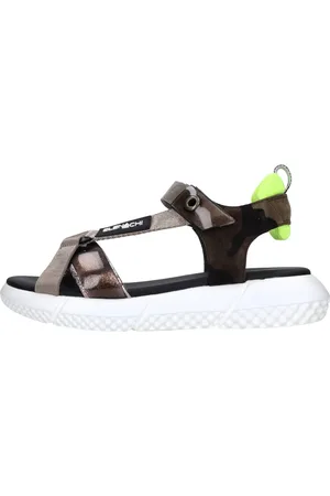 Elena Iachi Schoenen, Dames, Veelkleurig, 36 EU, Leer, Sandalen Multi Kleur