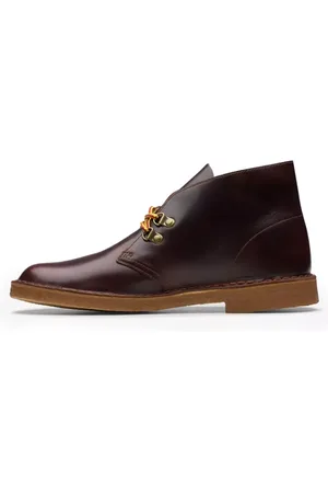 Clarks Schoenen, Dames, Rood, 40 EU, Leer, Bordeauxleren Wandelschoen