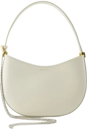 MAGDA BUTRYM Tassen, Dames, Wit, ONE Size, Leer, Medium Vesna Hobo Tas