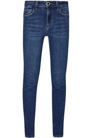 Liu Jo Jeans, Dames, Blauw, W28, Denim, Donkerblauwe Denim High Waist Skinny Jeans