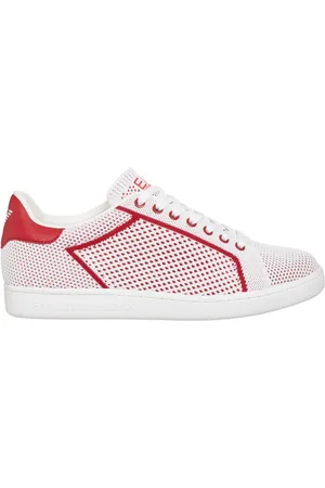 EA7 Schoenen, Dames, Veelkleurig, 37 EU, Kleurrijke Sneakers met Vetersluiting