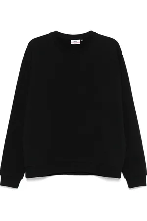 GCDS Sweatshirts & Hoodies, Heren, Zwart, M, Zwarte Crewneck Sweater