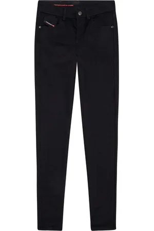 Diesel Jeans, Dames, Zwart, W30 L32, Katoen, Super Skinny Jeans