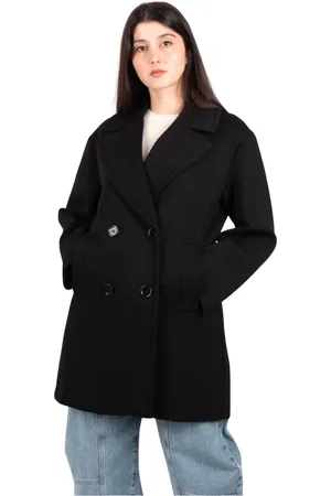 Max Mara Jassen, Dames, Zwart, M, Wol, Zwarte Blazer Gradi