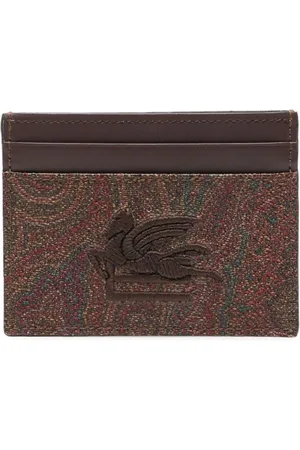 Etro Accessoires, Heren, Bruin, ONE Size, Arnica en Skin Paper Holder