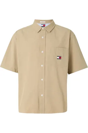 Tommy Hilfiger Overhemden, Heren, , XL, Katoen, Klassiek katoenen overhemd met logozak