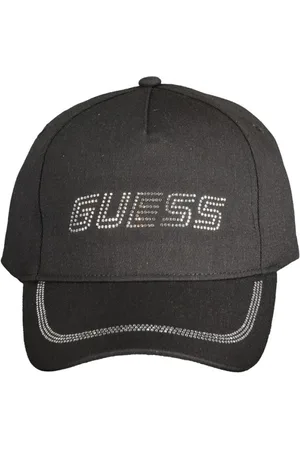 Guess Accessoires, Dames, Zwart, ONE Size, Katoen, Katoenen Hoed