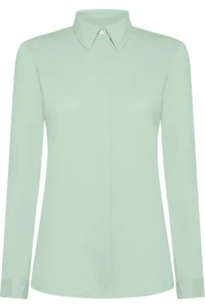 RRD Blouses & Shirts, Dames, Groen, S, Effen Oxford Overhemd