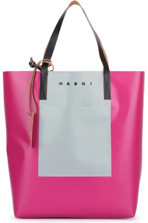Marni Tassen, Heren, Roze, ONE Size, Leer, Tribeca Tote Bag