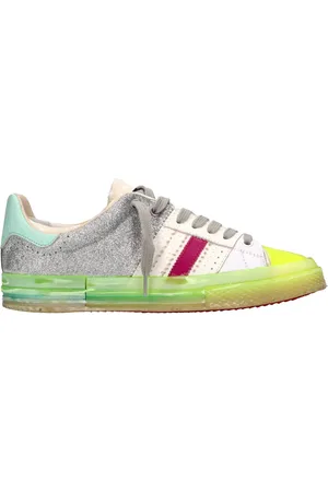 Hidnander Schoenen, Dames, Veelkleurig, 40 EU, Leer, Sneakers Multi Colour