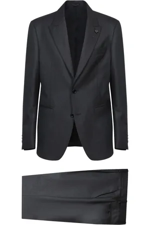 LARDINI Pakken, Heren, Blauw, XL, Wol, Blauw Pak