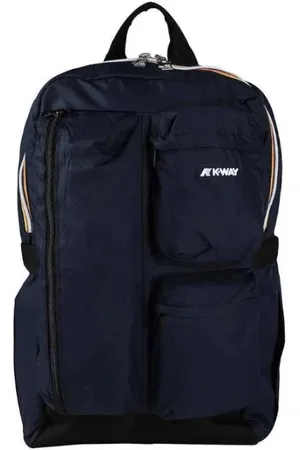 K-Way Tassen, Heren, Blauw, ONE Size, Waterdichte rugzak met versterkte stof