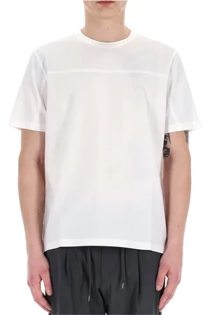 HERNO Tops, Heren, Wit, M, Katoen, Witte Katoenen T-shirt