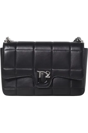 Dsquared2 Tassen, Dames, Zwart, ONE Size, Soft Statement Schoudertas