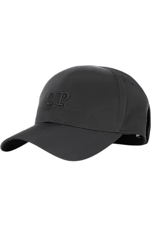C.P. Company Accessoires, Heren, Zwart, L, Nylon, Goggle Cap met Geïntegreerde Glazen
