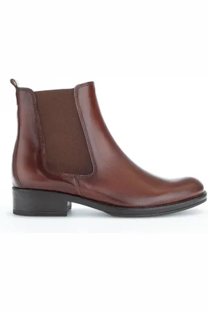 Gabor Schoenen, Dames, Bruin, 38 EU, Leer, Chelsea Boots