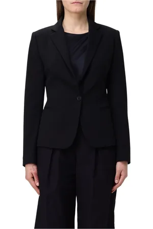 Dondup Jassen, Dames, Zwart, M, Stijlvolle Blazer Jas voor Mannen
